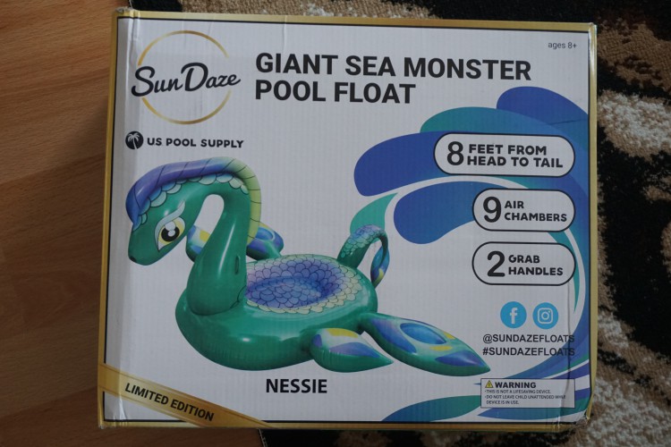 SunDaze Giant Sea Monster Pool Float Nessie